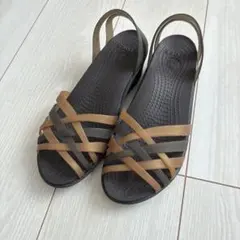 Crocs ワラチェ W7 23 ウェッジソール サンダル