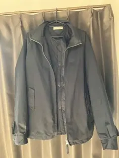 BEAUTY&YOUTH ブラックナイロンジャケット