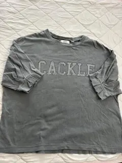 niko and...ロゴTシャツ グレー