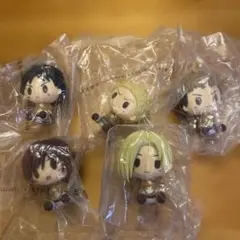 進撃の巨人　一番くじ　ちょこのっこフィギュア5体セット