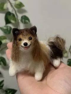 春のおめかしキーホルダー＊シェルティー♡鯉のぼりシェルティー＊羊毛フェルト 犬 ナチュラルカラーの可愛い鯉のぼり🎏 久しぶりに動画も撮ったので見て