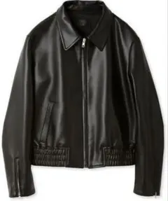 フェイクレザーブルゾン