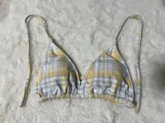 ALEXIA STAM ビキニトップ チェック柄 Mのサムネイル