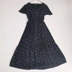 【美品✨】ローレンラルフローレン カシュクールフレアワンピース 花柄 リボン
