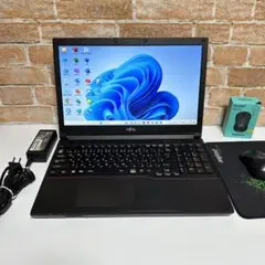 富士通ノート PC Core i5 SSD 512GB メモリ8GB オフィス付