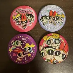 パワーパフガールズ 刺繍缶バッジ 集合 セット