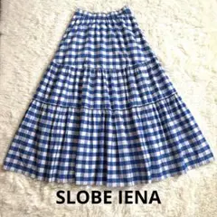 SLOBE IENA スローブイエナ　チェック　ティアードロングスカートのサムネイル