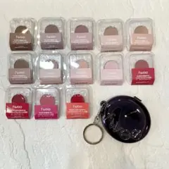 【新品】fwee DIYポケットマルチパレットアイシャドウ、リップセット計14点