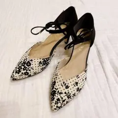 【新品未使用】ルタロン Le Talon ポインテッドトゥ ストラップ パンプス