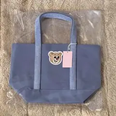 FEILER フェイラー　オールドテディ　トートバッグ　ライトブルー　小