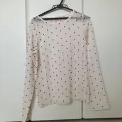 coca シースルードットトップス