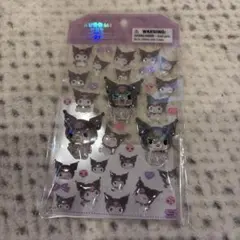 Sanrio Kuromi オーロラ立体シールのサムネイル