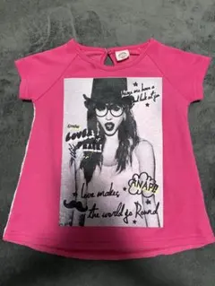 ANAP kids 半袖Tシャツ ピンク 90cmのサムネイル