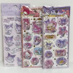 【海外正規品☆1セットのみ☆】クロミ マイメロ ウォーターシール 3枚セット