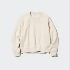 ユニクロ UNIQLO スウェットシャツ オフホワイト Mサイズ