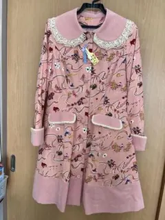 メタモルフォーゼ ロングコート ピンク　綿100％ 2026年最新】Metamorphose カラー：ピンク系 レディース ロングコート