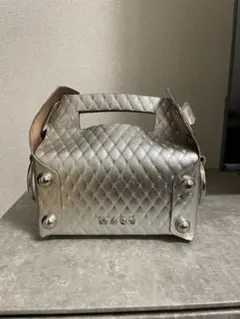 MASU 25SS LEATHER CAKE MINI BAG SILVER - メルカリ
