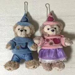 ディズニー　ダッフィー シェリーメイ ぬいぐるみバッジ　ディズニーシー10周年