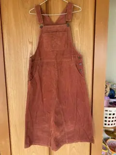 Samansa Mos2コーデュロイジャンパースカート