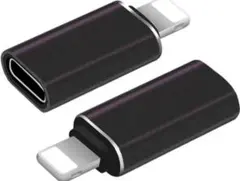 タイプCからIOS変換コネクタ 充電 データ伝送変換アダプタミニサイズ2個セット