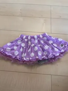 BABYDOLL 紫 水玉 スカート 100cm