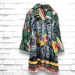 kalma購入 ヴィンテージ 花柄 ボウタイ シャツ hooked minoi - メルカリ