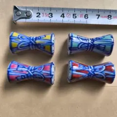 未使用保管品✨有田焼 華山萬右衛門 枕型 色絵紅葉 箸置き2個✨秋 箸置