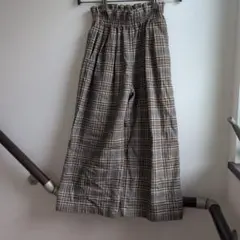 GU　チェック柄 パンツ 130のサムネイル