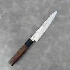 實光刃物 和ペティ 切りつけ 14cm 白水牛柄巻 - メルカリ