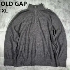 OLD GAP オールドギャップ　ハーフジップニット ドライバーズ　グレー　XL