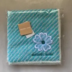MICHAEL KORS ハンカチ 花柄 刺繍 ブルーのサムネイル