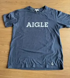AIGLE エーグル Tシャツ 紺 Mサイズのサムネイル