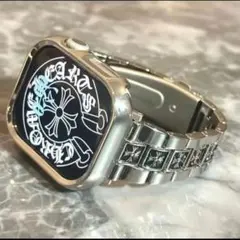 Apple Watch シルバーチェーン プラス S1/S2 メタルバンド 刻印 - メルカリ
