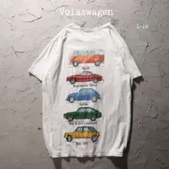 Volkswagen 白Tシャツ 企業ロゴ　車　フェードのサムネイル