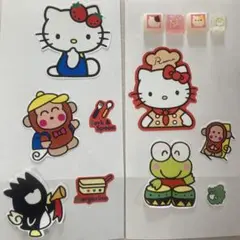 タイルシール　ハムスター　サンリオ　平成レトロ　当時物　シール　おすそ分けセット