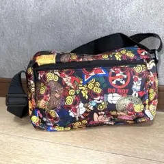 HYSTERIC MINI ミニちゃん 総柄ショルダーバッグ ヒスミニ ナイロン