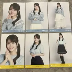 乃木坂46　生写真　伊藤理々杏　久保史緒里卒業コンサートTシャツ　襟付きコーデ