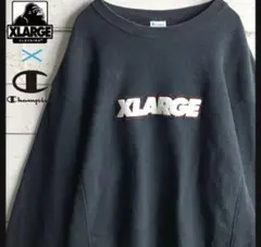 00s Champion × XLARGE リバースウィーブ コラボスウェット