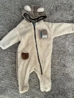 フード付きロンパース 80サイズ