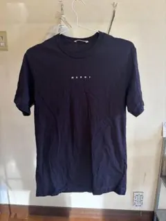 MARNI マルニ ロゴ Tシャツ ネイビー