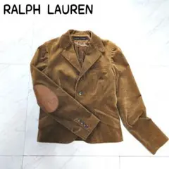 【RALPH LAUREN】太畝 コーデュロイ ジャケットエルボーパッチ ポロ ラルフローレン 3つボタン エルボーパッチ付き 太畝