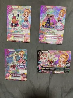 アイカツ 劇場版 スリーピングオーロラコーデ 4枚セット