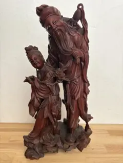 J15US10 中国美術　清時代　寿山石　仙人童子置物　人形　時代物　唐物 J15US10 中国美術 清時代 寿山石 仙人童子置物 人形 時代物 唐物
