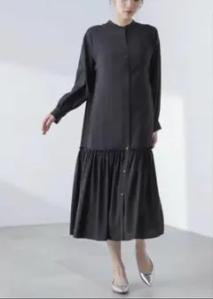 ナノ・ユニバース　スタンドカラー ワンピース