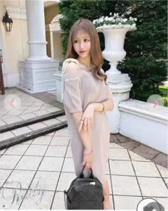Rady ワンショルダーリボンニットワンピース　新品・未開封