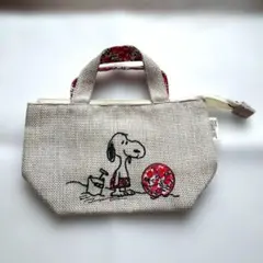 Vintage PEANUTS スヌーピー ミニトートバッグのサムネイル