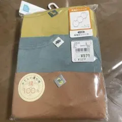 新品未使用　長袖ロンパース3枚組（綿100%）