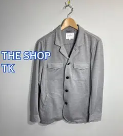 ◼️THE SHOP TK ◼️テーラードジャケット グレー: M