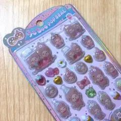うるちゅるポップシール モンチッチ ピンク
