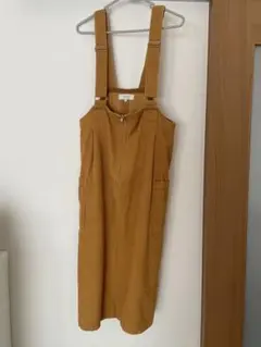 B:MING by BEAMS マスタード色サロペット M